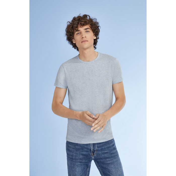 Футболка мужская приталенная Regent Fit 150, пыльно-розовая, размер XS