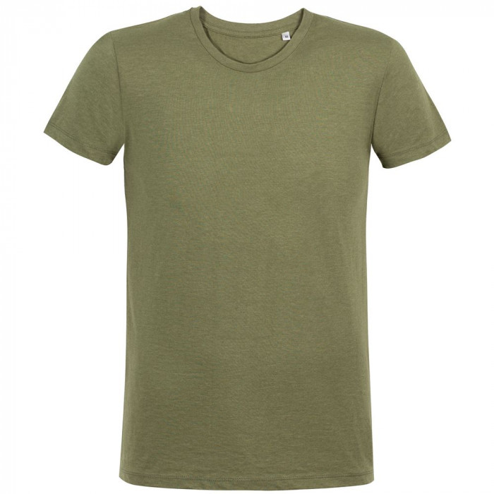 Футболка мужская приталенная Regent Fit меланж хаки, размер XXL