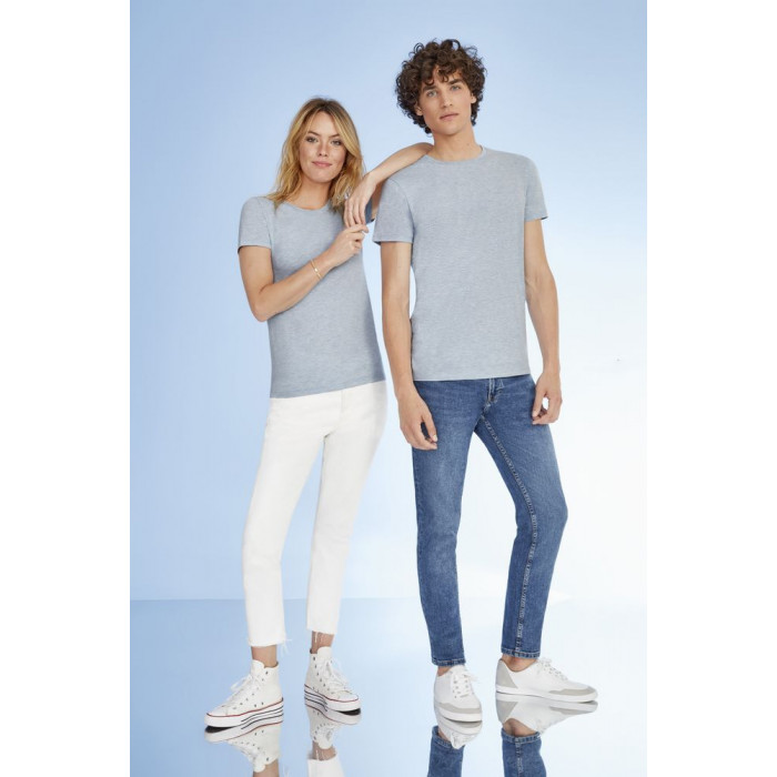 Футболка мужская приталенная Regent Fit 150, ярко-бирюзовая, размер XS