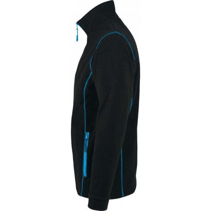 Куртка мужская Nova Men 200, черная с ярко-голубым, размер XXL