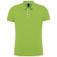 Рубашка поло мужская Performer Men 180 зеленое яблоко