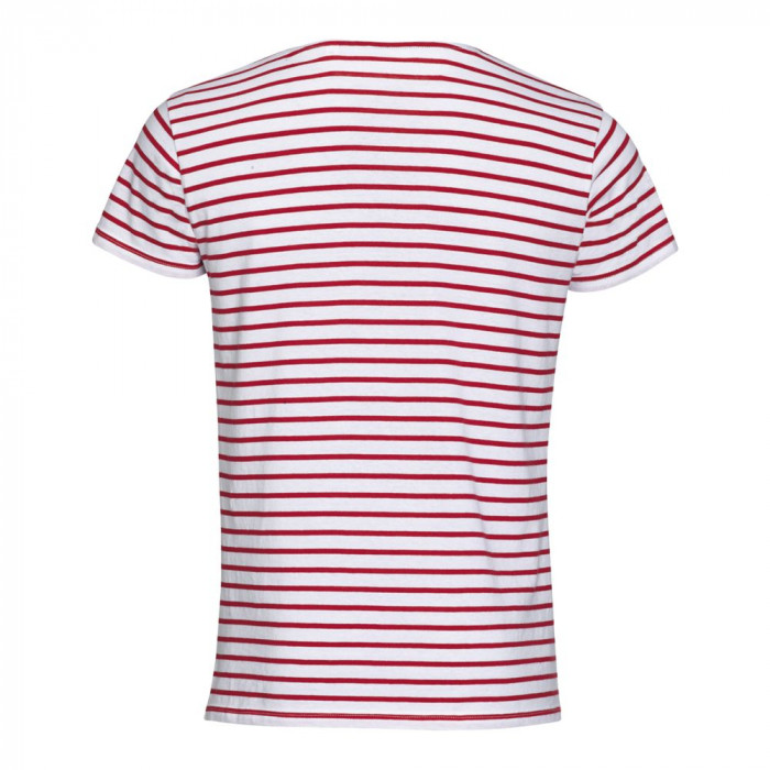 Футболка Miles Men белая с красным, размер XXL