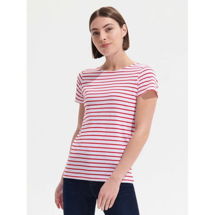 Футболка Miles Women серая с желтым