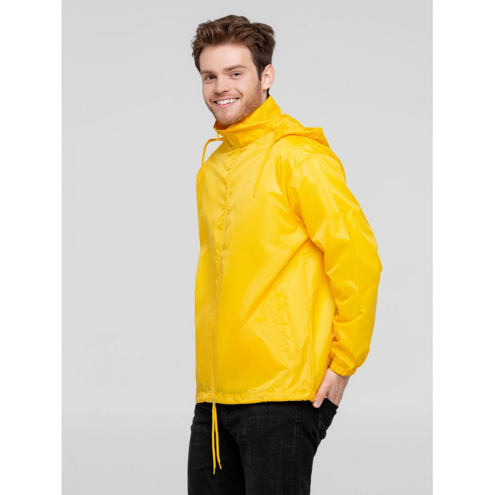 Ветровка унисекс Shift желтая, размер 3XL