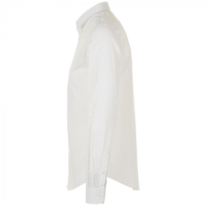 Рубашка мужская Becker Men, белая с темно-синим, размер 3XL