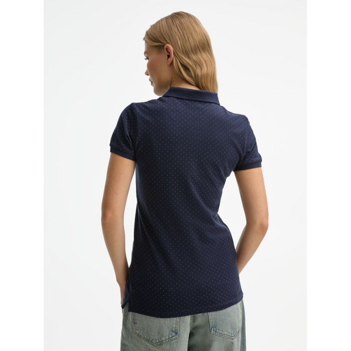 Рубашка поло женская Brandy Women темно-синий с белым, размер XXL