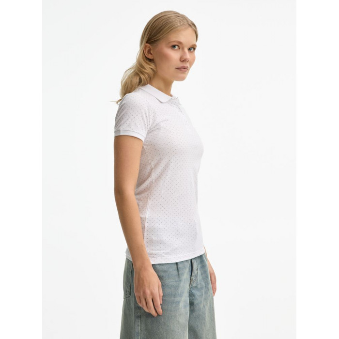 Рубашка поло женская Brandy Women белый/темно-синий, размер XXL