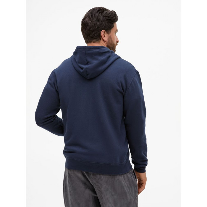 Толстовка унисекс Stone темно-синяя, размер XXL