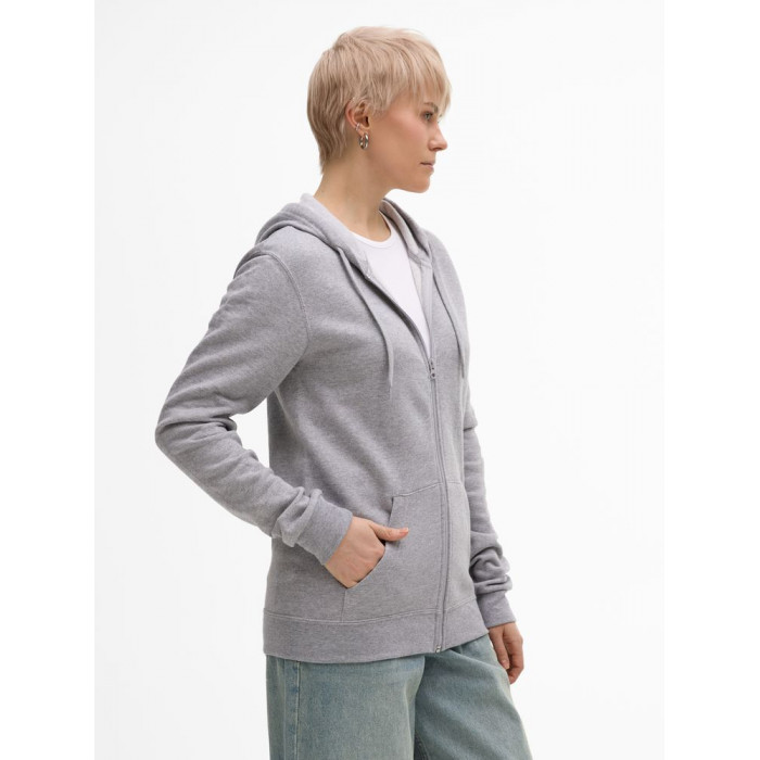Толстовка унисекс Stone серый меланж, размер 3XL