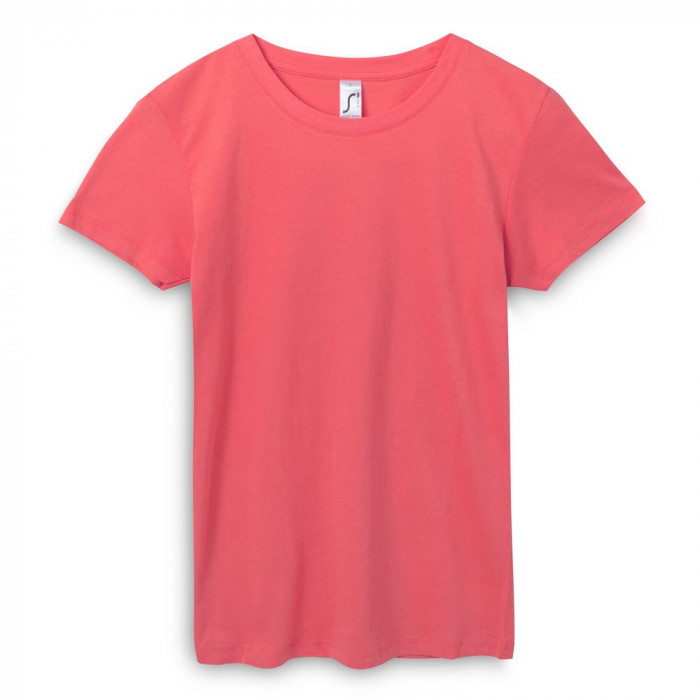 Футболка женская Regent Women розовая (коралловая), размер XXL