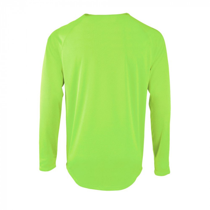 Футболка с длинным рукавом Sporty LSL Men неоново-зеленая, размер 3XL