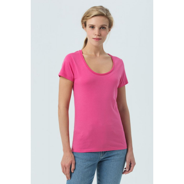 Футболка женская Metropolitan ярко-розовая, размер XXL