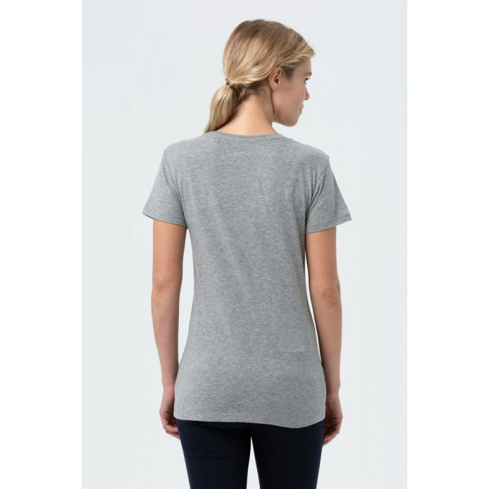 Футболка женская Metropolitan серый меланж, размер XXL