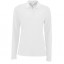Рубашка поло женская с длинным рукавом Perfect LSL Women, белая