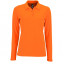 Рубашка поло женская с длинным рукавом Perfect LSL Women, оранжевая