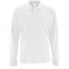 Рубашка поло мужская с длинным рукавом Perfect LSL Men белая, размер XXL