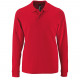 Рубашка поло мужская с длинным рукавом Perfect LSL Men красная, размер M