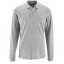 Рубашка поло мужская с длинным рукавом Perfect LSL Men серый меланж, размер L
