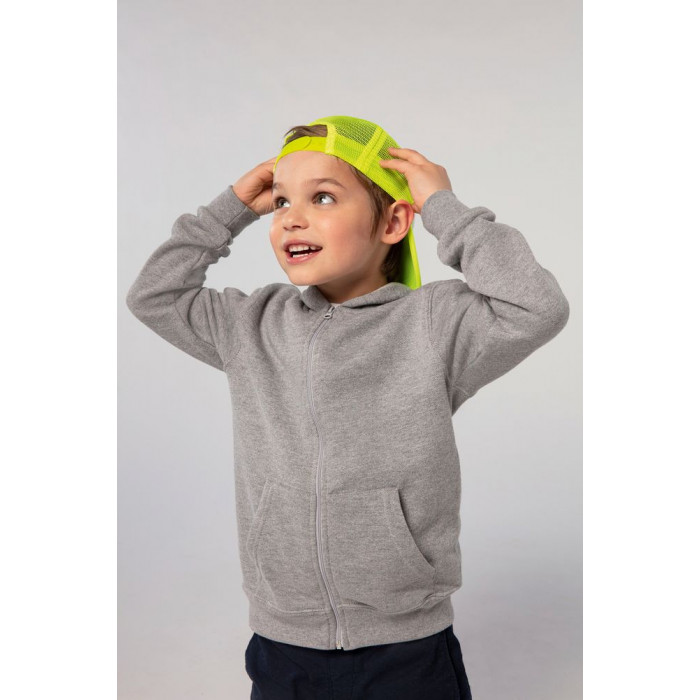 Толстовка детская Stone Kids серый меланж, на рост 130-140 см (10 лет)