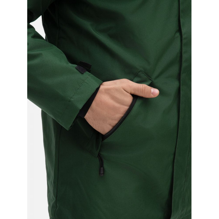 Куртка на стеганой подкладке Robyn, темно-зеленая, размер 4XL