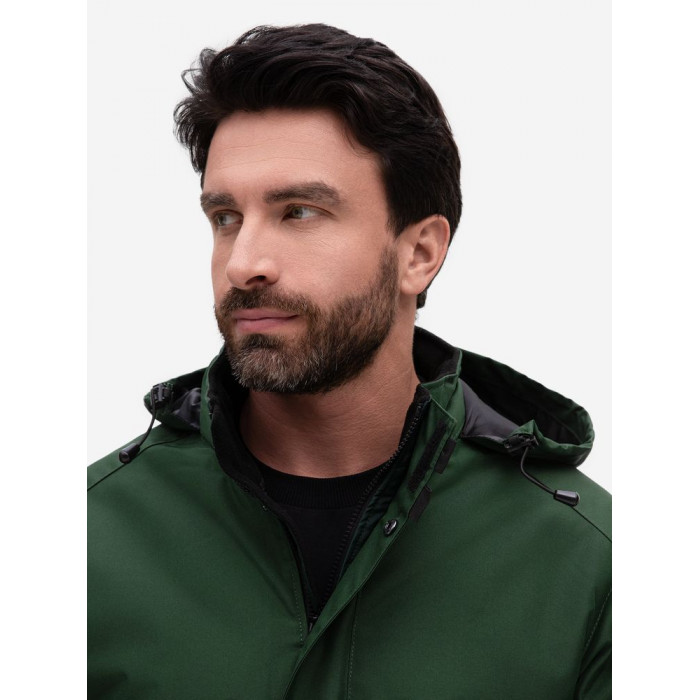 Куртка на стеганой подкладке Robyn, темно-зеленая, размер 4XL