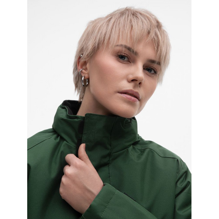 Куртка на стеганой подкладке Robyn, темно-зеленая, размер 4XL