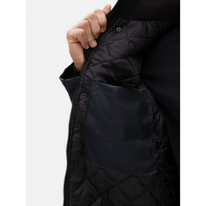 Куртка на стеганой подкладке Robyn темно-синяя, размер 4XL