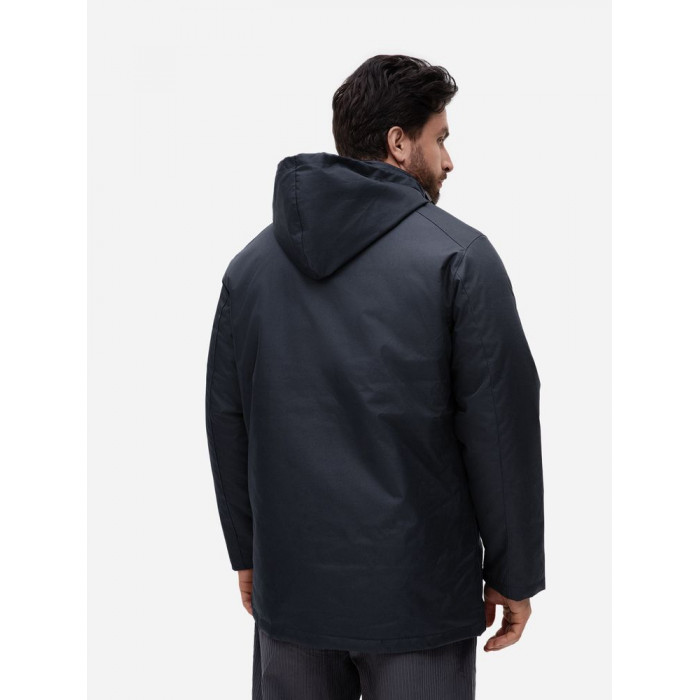 Куртка на стеганой подкладке Robyn темно-синяя, размер 4XL