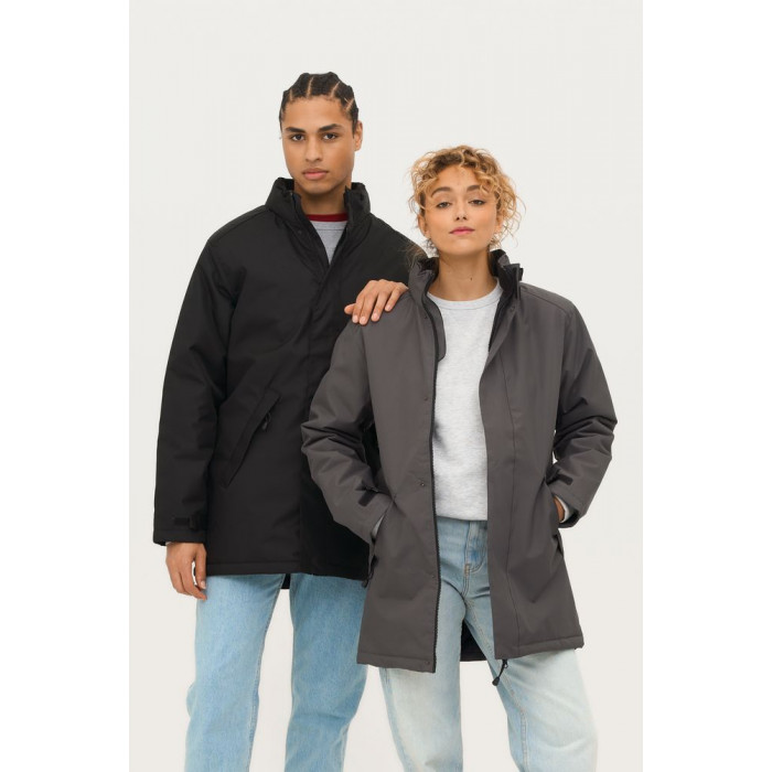 Куртка на стеганой подкладке Robyn темно-серая, размер XXL