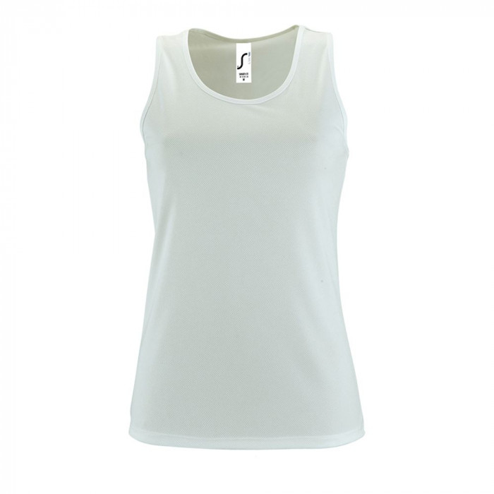 Майка женская Sporty TT Women белая, размер XXL