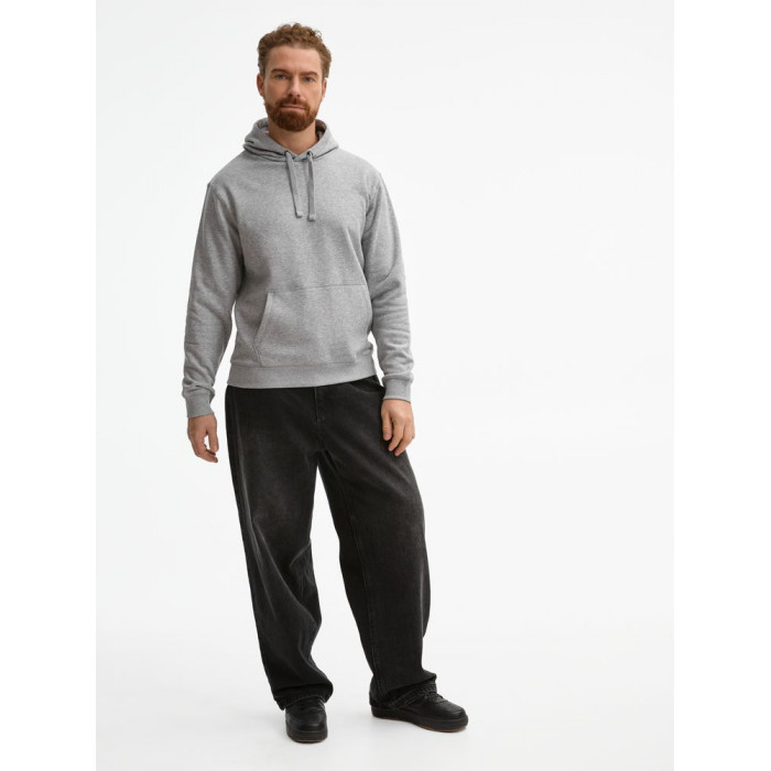 Толстовка унисекс Spencer серый меланж, размер XXL