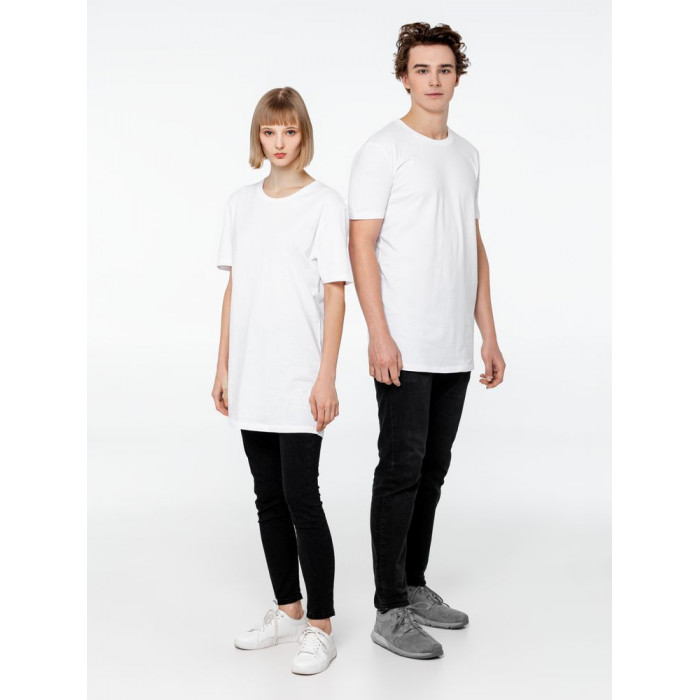 Футболка удлиненная Magnum белая, размер XS