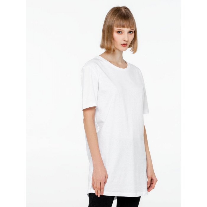 Футболка удлиненная Magnum белая, размер XS