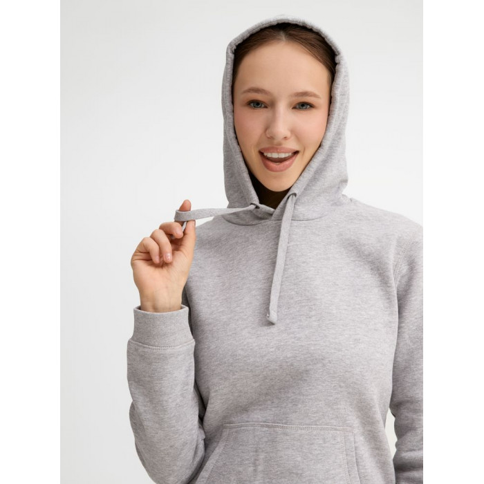 Толстовка женская Spencer Women, серый меланж, размер XXL