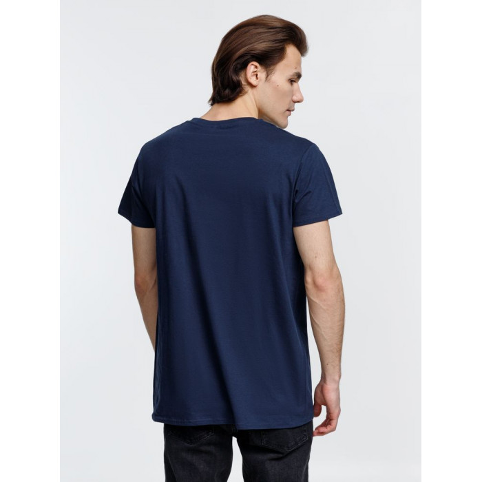 Футболка мужская Pioneer Men, темно-синяя, размер 4XL
