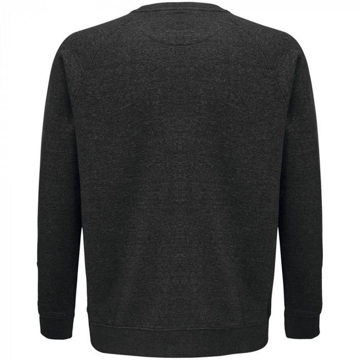 Свитшот унисекс Space, черный меланж, размер 3XL