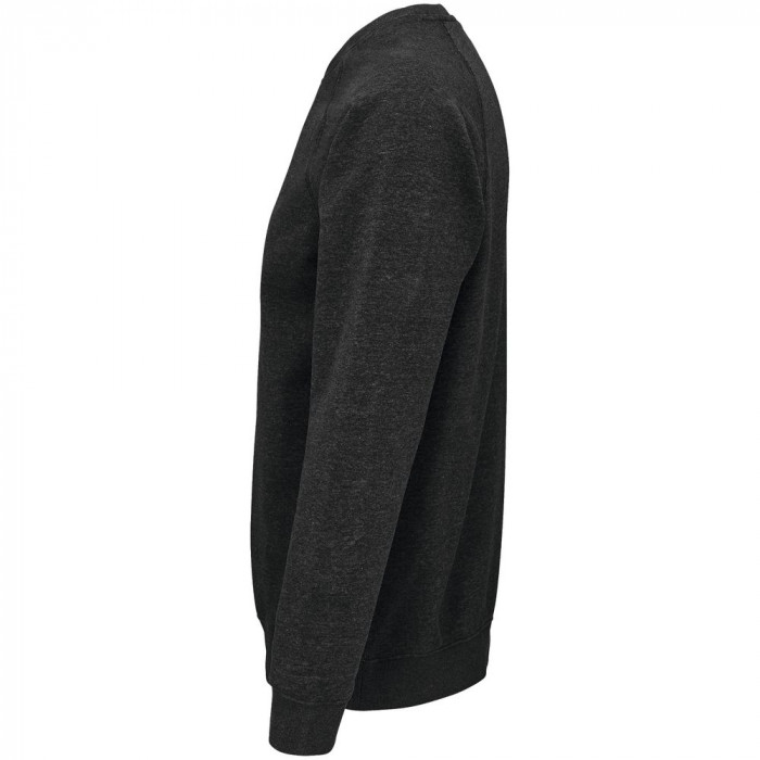 Свитшот унисекс Space, черный меланж, размер 3XL