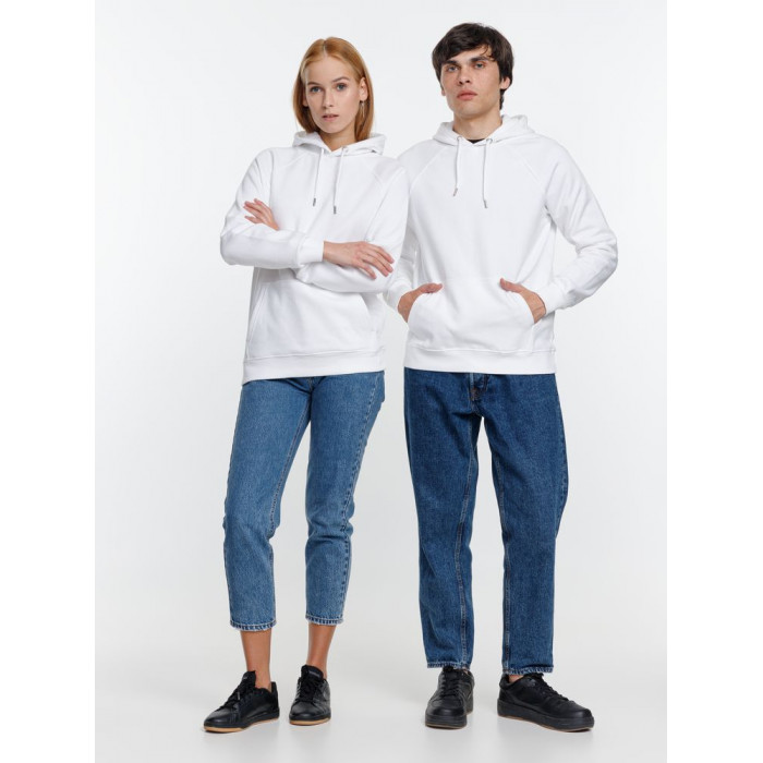 Толстовка унисекс Stellar, белая, размер XXL