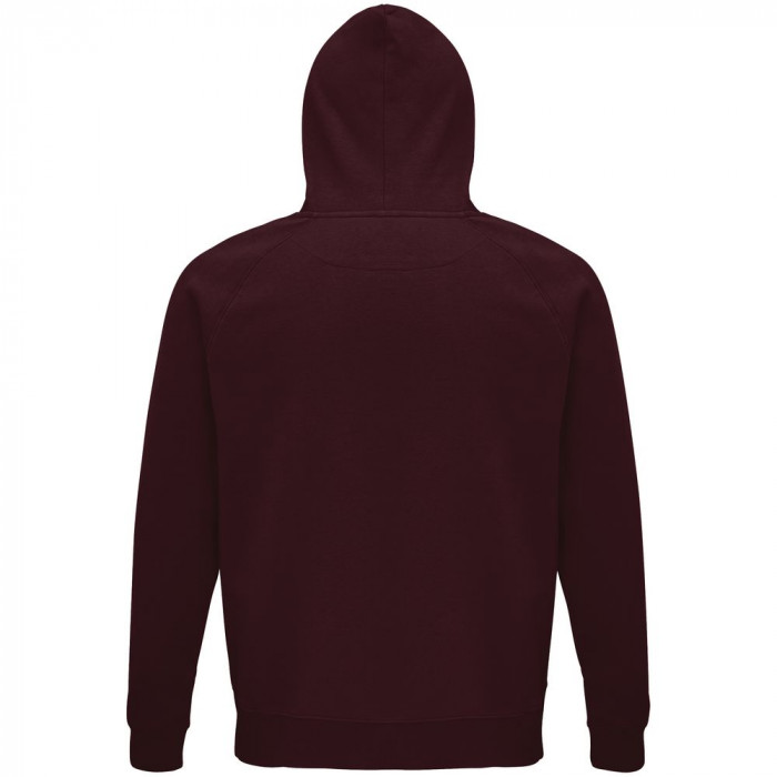 Толстовка унисекс Stellar, бордовая, размер 3XL