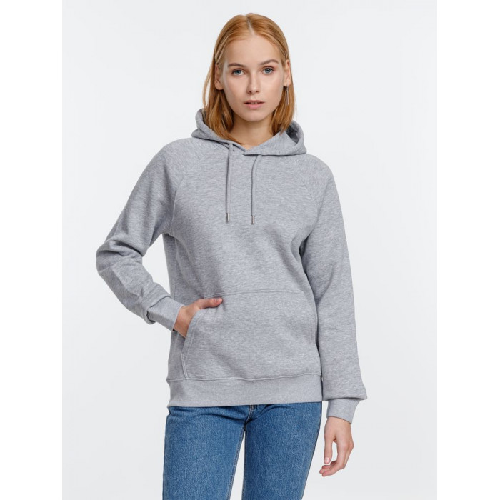 Толстовка унисекс Stellar, серый меланж, размер XXL