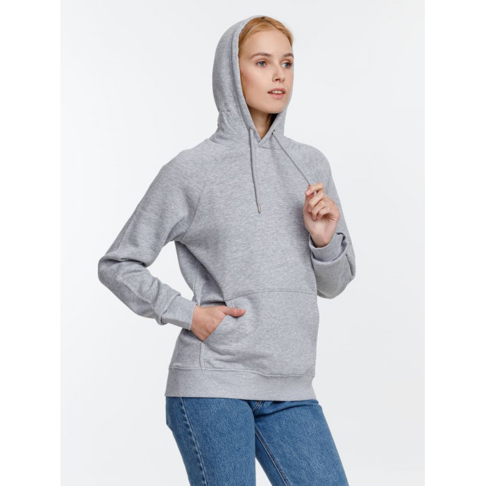 Толстовка унисекс Stellar, серый меланж, размер XXL