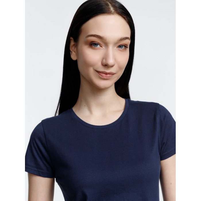 Футболка женская Pioneer Women, темно-синяя, размер 3XL