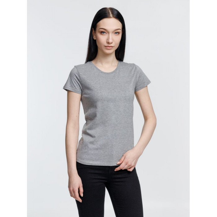 Футболка женская Pioneer Women, серый меланж, размер 3XL