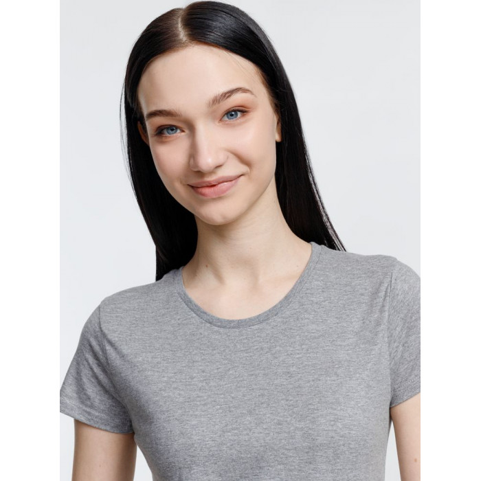 Футболка женская Pioneer Women, серый меланж, размер 3XL