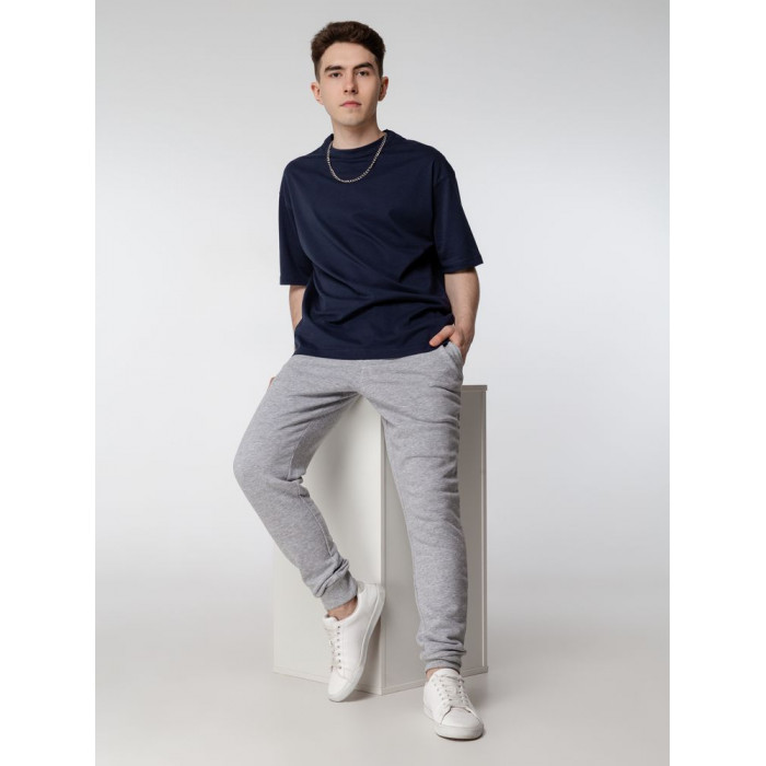 Футболка оверсайз мужская Boxy Men, темно-синяя, размер XXL