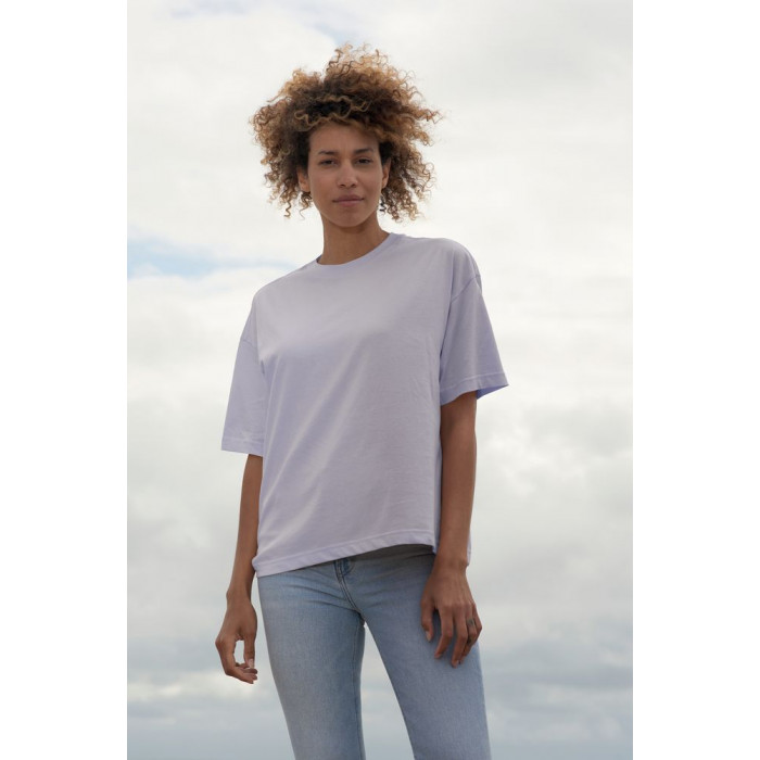 Футболка оверсайз женская Boxy Women, светло-желтая, размер XS