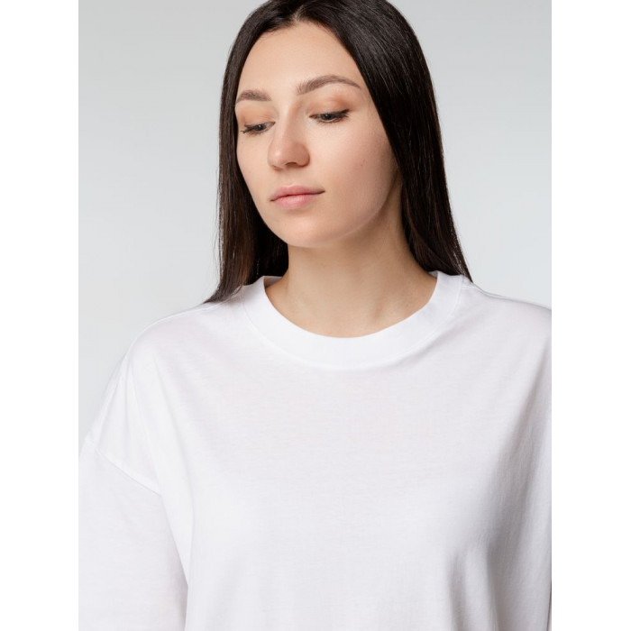 Футболка оверсайз женская Boxy Women, белая, размер XS