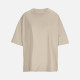 Футболка оверсайз женская Boxy Women, бежевая (льняная) Футболка оверсайз женская Boxy Women, бежевая (льняная)