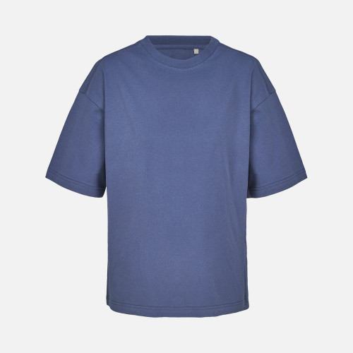 Футболка оверсайз женская Boxy Women, синяя (джинс), размер XL