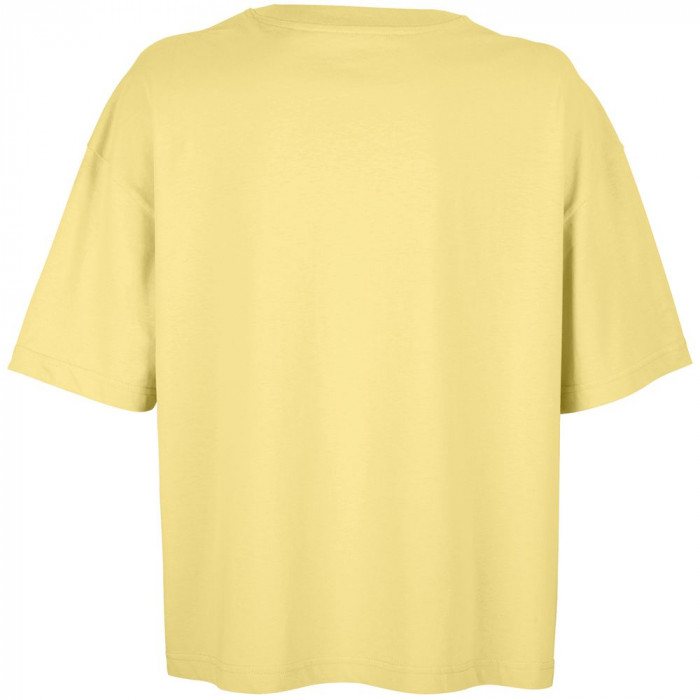 Футболка оверсайз женская Boxy Women, светло-желтая, размер XS